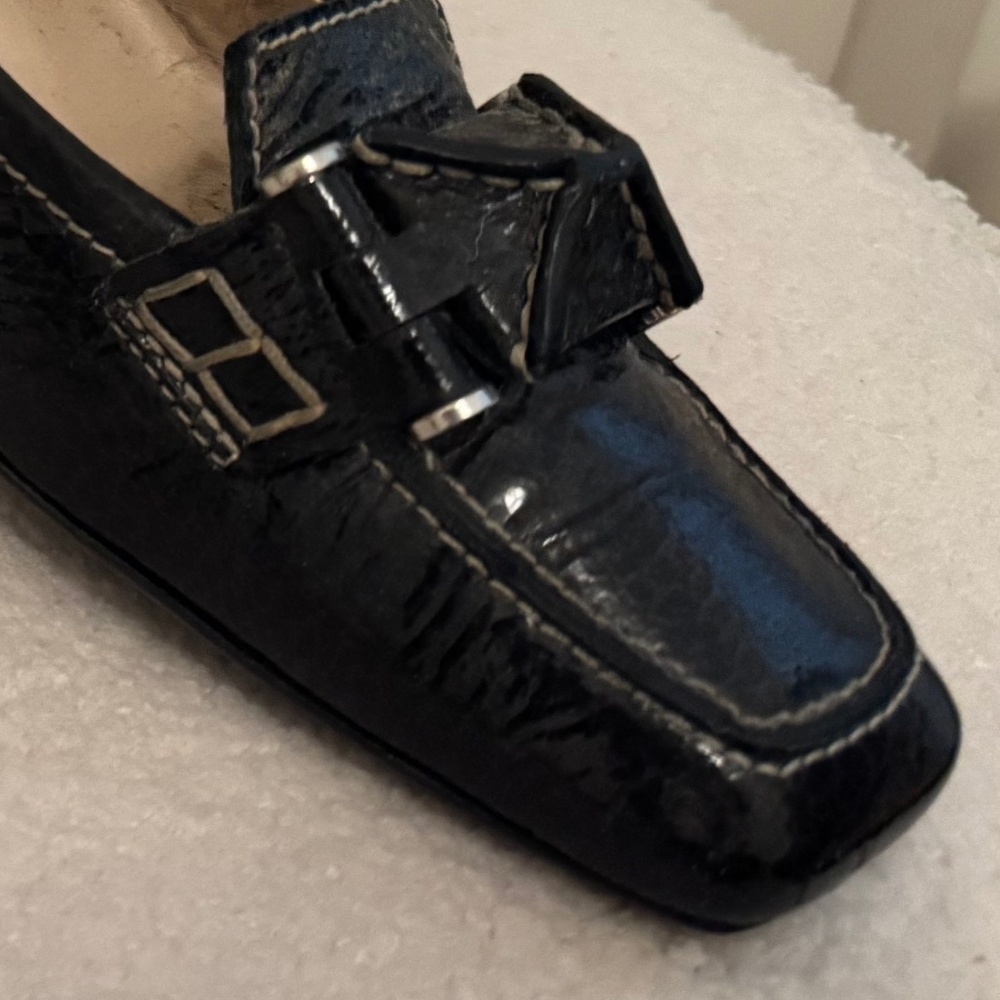 TOD'S Swing Selleria High Heel - Black Patent Leather - size EU 38